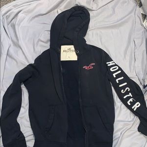 Hollister zip up hoodie